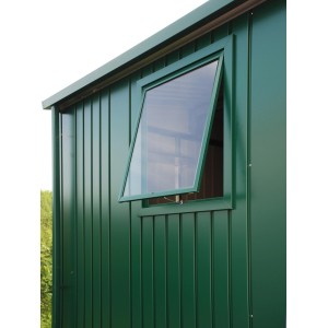 Biohort Fenster für Gerätehaus Europa, Quarzgrau-Metallic, zur zusätzlichen Belichtung.