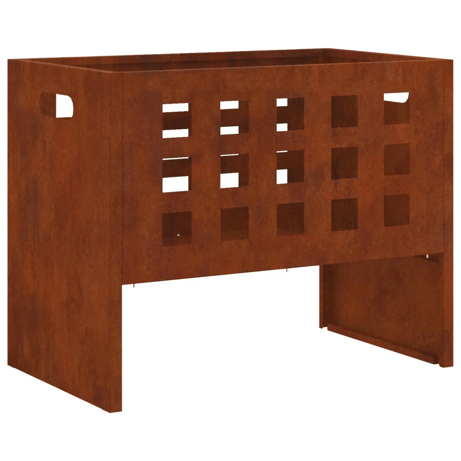 vidaXL Feuerstelle Braun 50 x 30 x 40 cm Stahl 858971