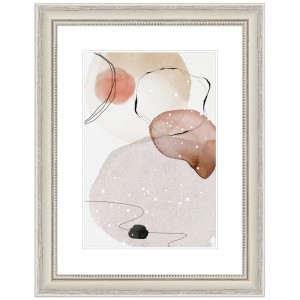 WANDStyle Bilderrahmen H390, 24x30 cm, creme, Landhausstil. Massivholz Rahmen mit Echtglas.