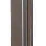 Geländerstütze aus Aluminium, 940 mm hoch, zur Montage von oben.