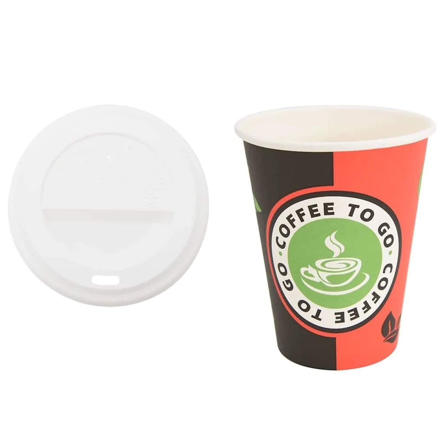 DELUKE Coffee To Go Pappbecher 1000 Stück Mit Deckel 300ml Einwegbecher Kaffeebecher To Go Getränkebecher Pappe Becher Einweg Partybecher