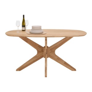 Premium Living Esstisch Jefferson Wildeiche Echtholz