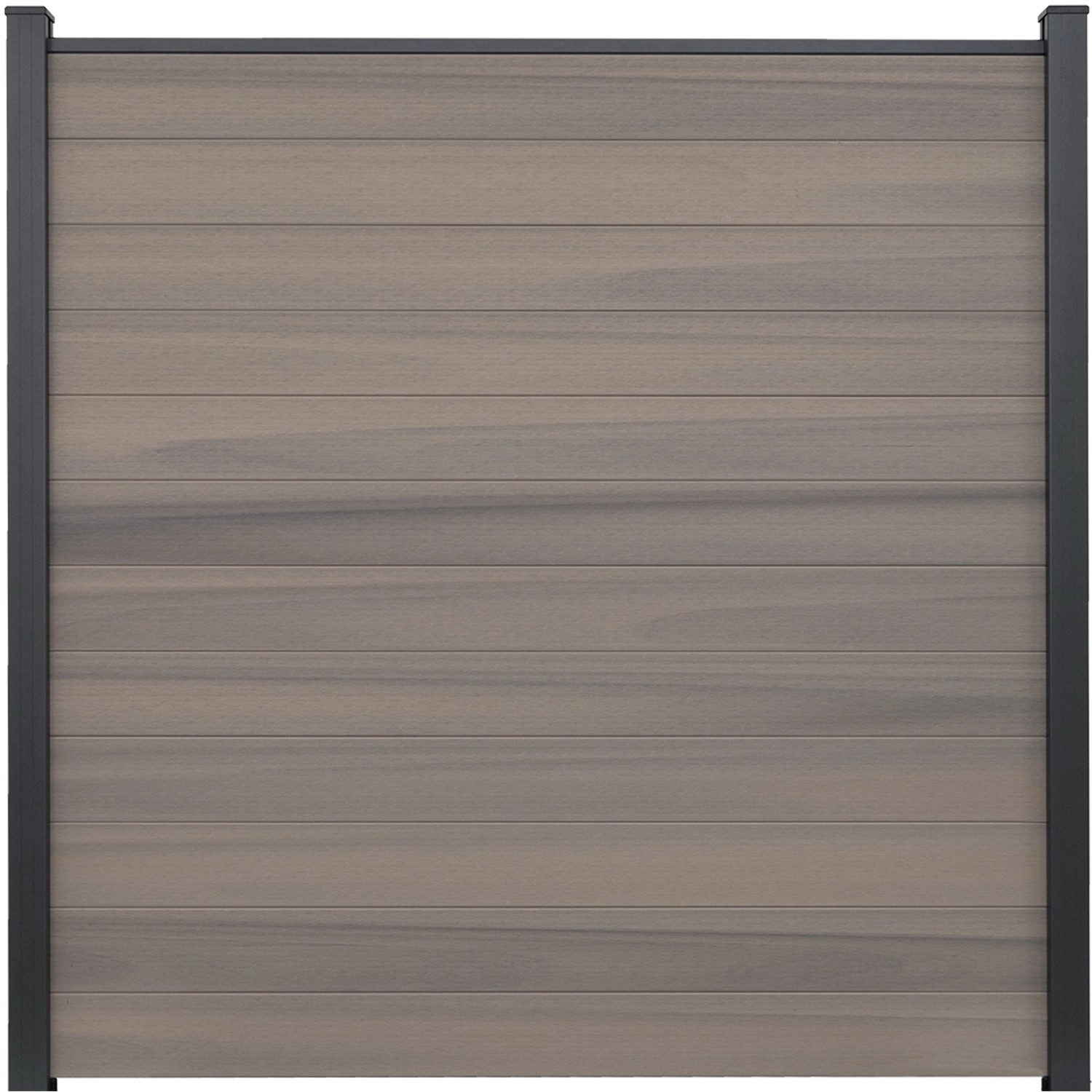 GroJa Solid Steckzaunsystem 180 x 180 cm Bi-Color Braun