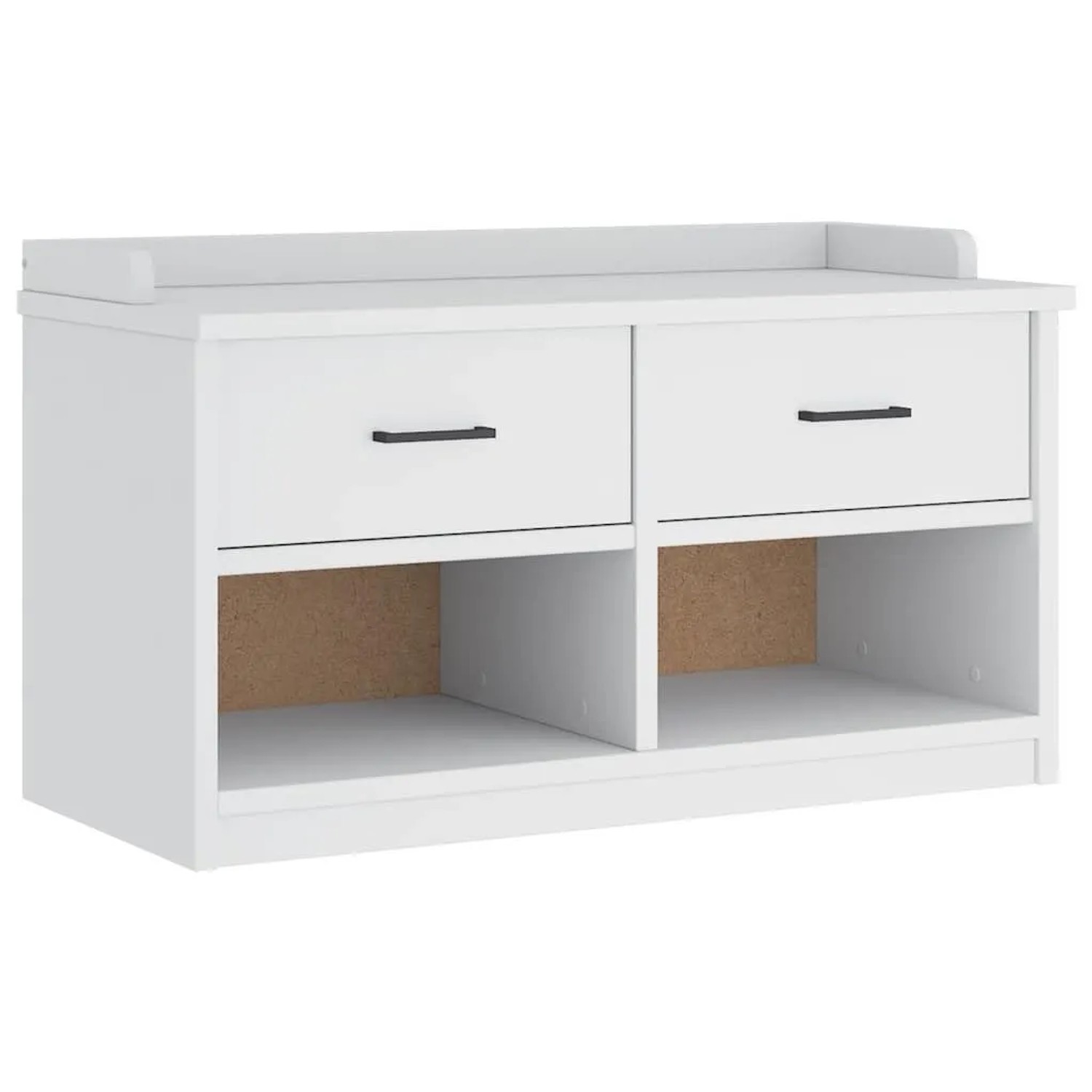 vidaXL Flurbank SANDNES Weiß 87x40x50 cm Massivholz Kiefer 4010462