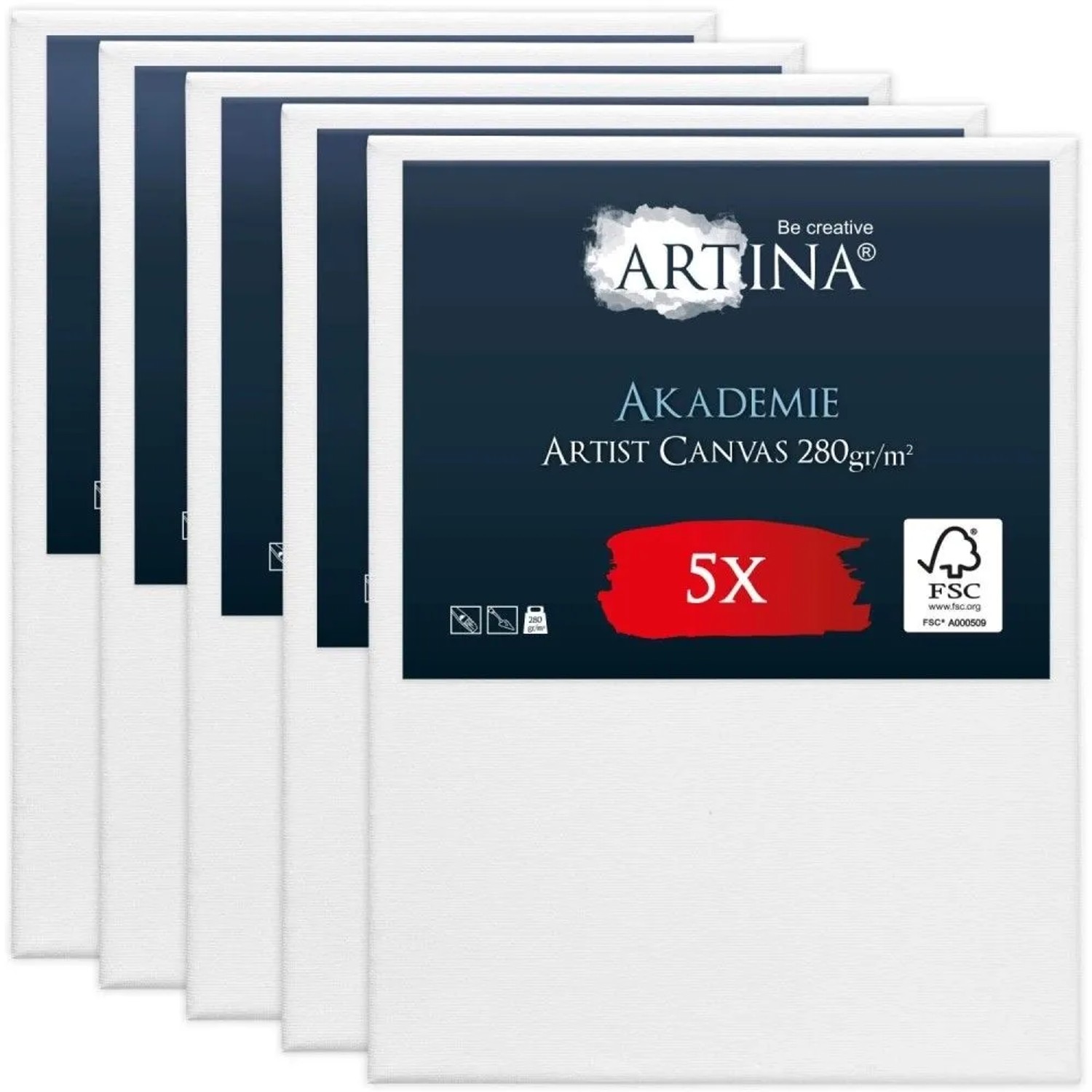 Artina Akademie Keilrahmen 90x130cm FSC 5tlg