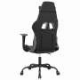 vidaXL Gaming-Stuhl mit Massagefunktion Schwarz und Grau Kunstleder 345403_5