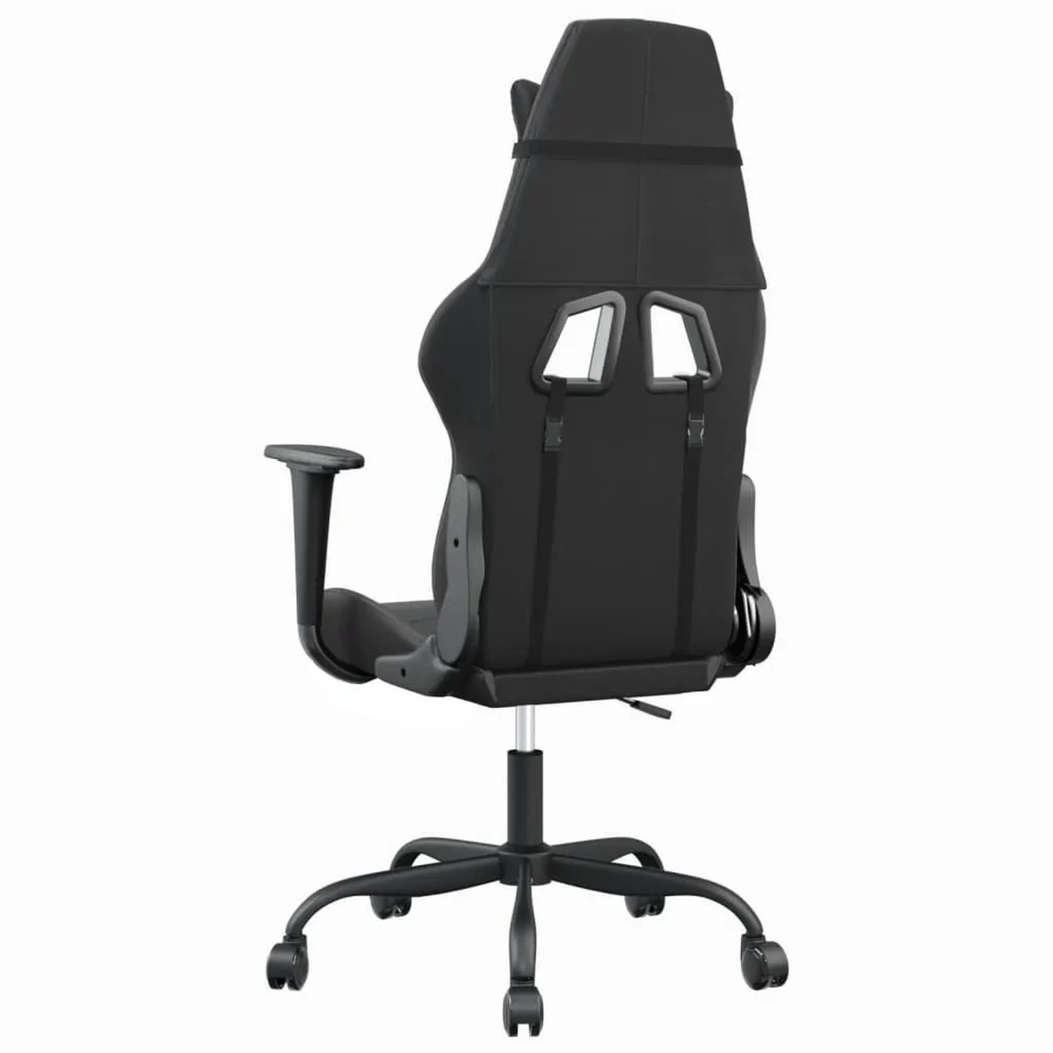 vidaXL Gaming-Stuhl mit Massagefunktion Schwarz und Grau Kunstleder 345403_5