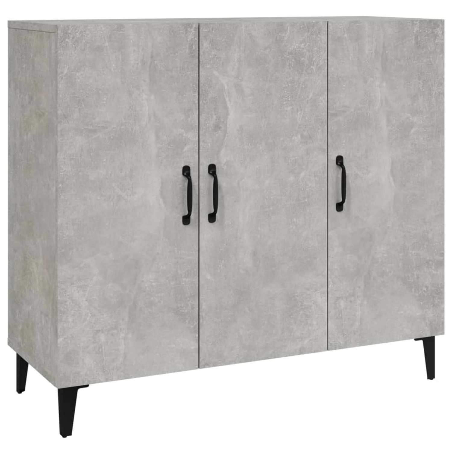 vidaXL Sideboard Betongrau 90x34x80 cm Holzwerkstoff 812505 günstig online kaufen
