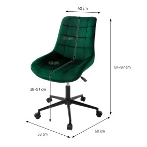 VERDELOOK Ios Gartenstuhl – Metallgestell Mit Polyrattan-Sitz, 53x60,5x75 Cm, Braun