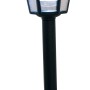 3er Set: Schwarze LED Solar Erdspieß/Wandleuchte von Näve, 2in1 für den Garten.