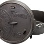 Petromax Dutch Oven FT6, 5,5 l, schwarz, mit Deckel. Gusseisen Topf für Grill & Lagerfeuer.