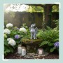 Relaxdays Grabengel für Hunde Polyresin Grau Wetterfest 20 cm x 11 cm x 11 cm_2