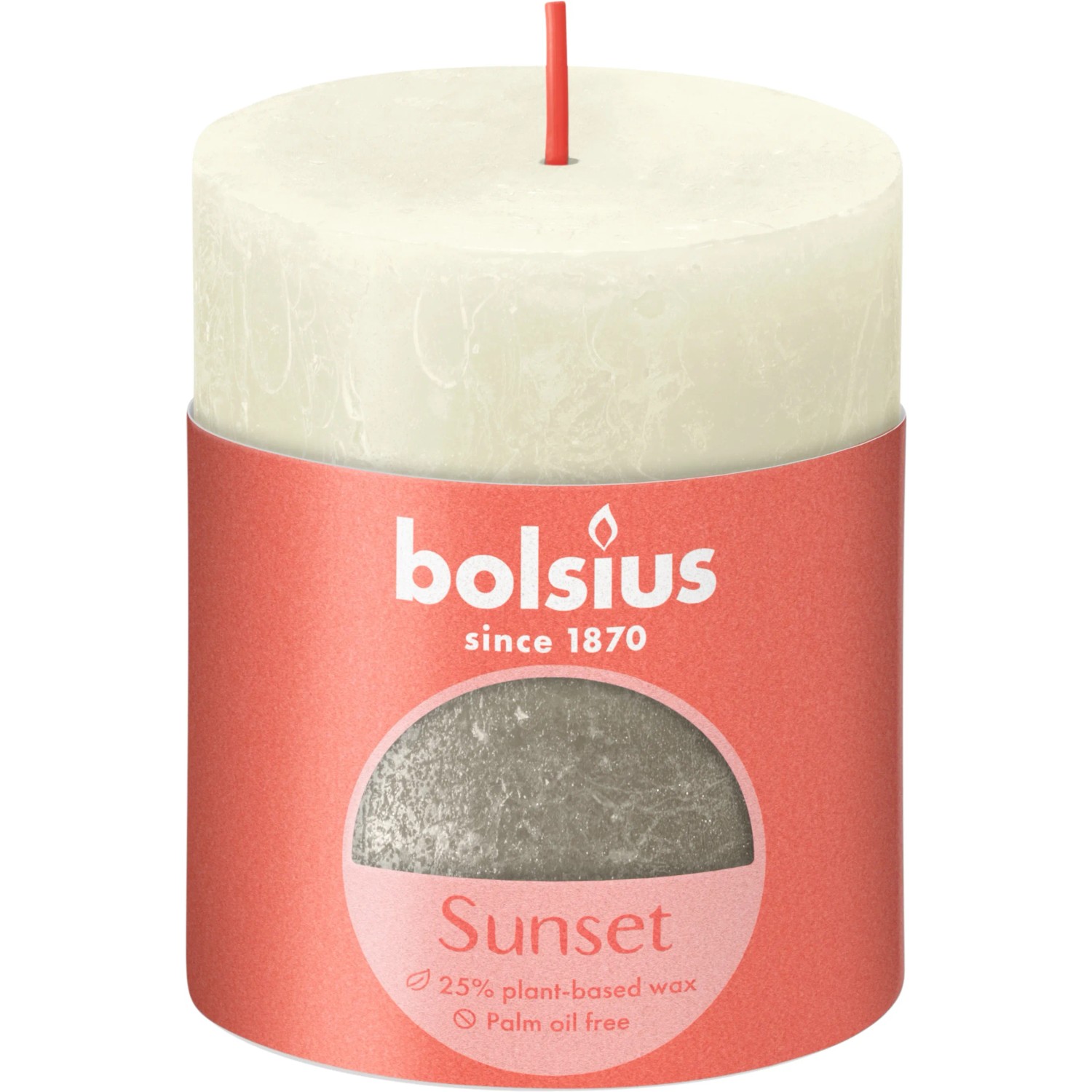 Bolsius Rustik-Kerze Sunset 80/68 mm Perle-Champagner kaufen bei OBI