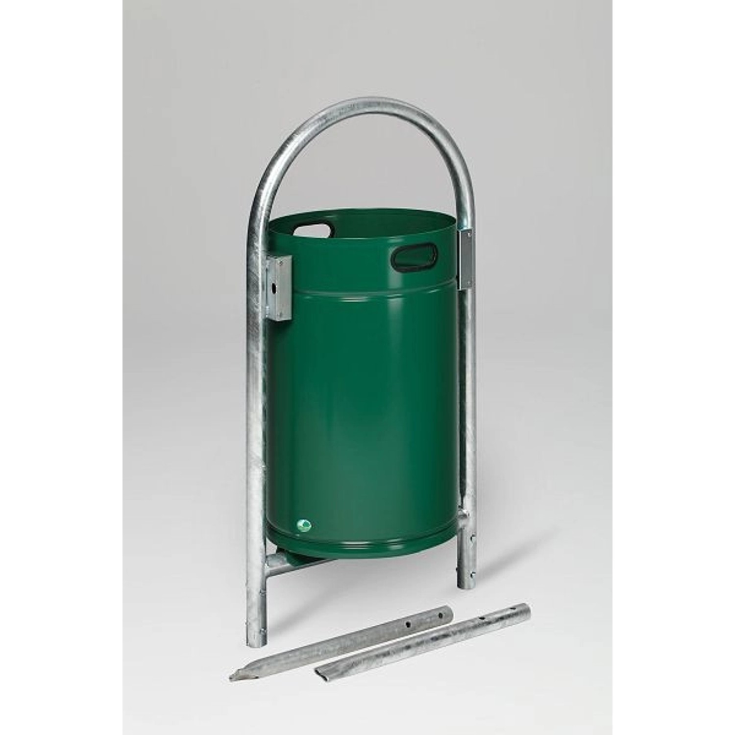 PROREGAL Robuster Rohrbogenständer Für Abfälle Zum Einbetonieren 60 Liter H günstig online kaufen
