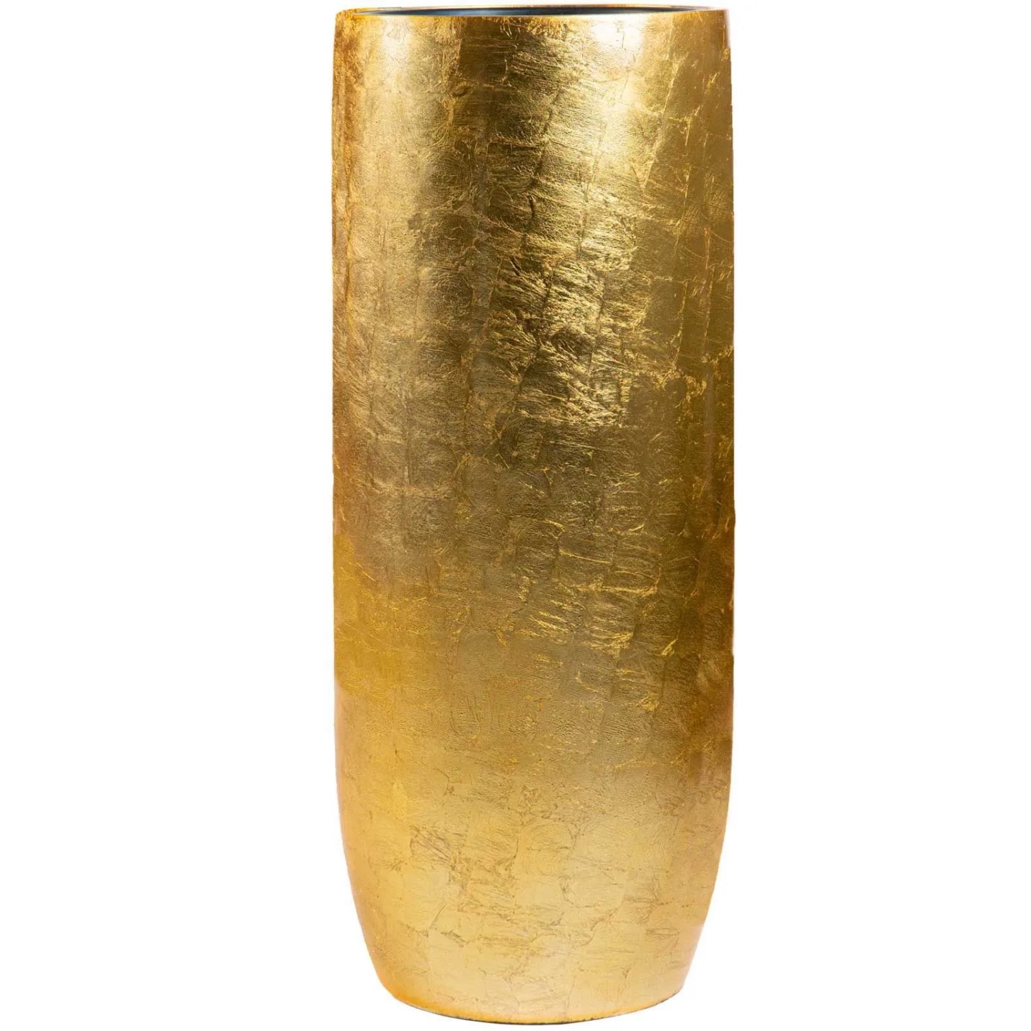 Vivanno Bodenvase Solerio 33 cm x 33 cm x 80 cm Blattgold