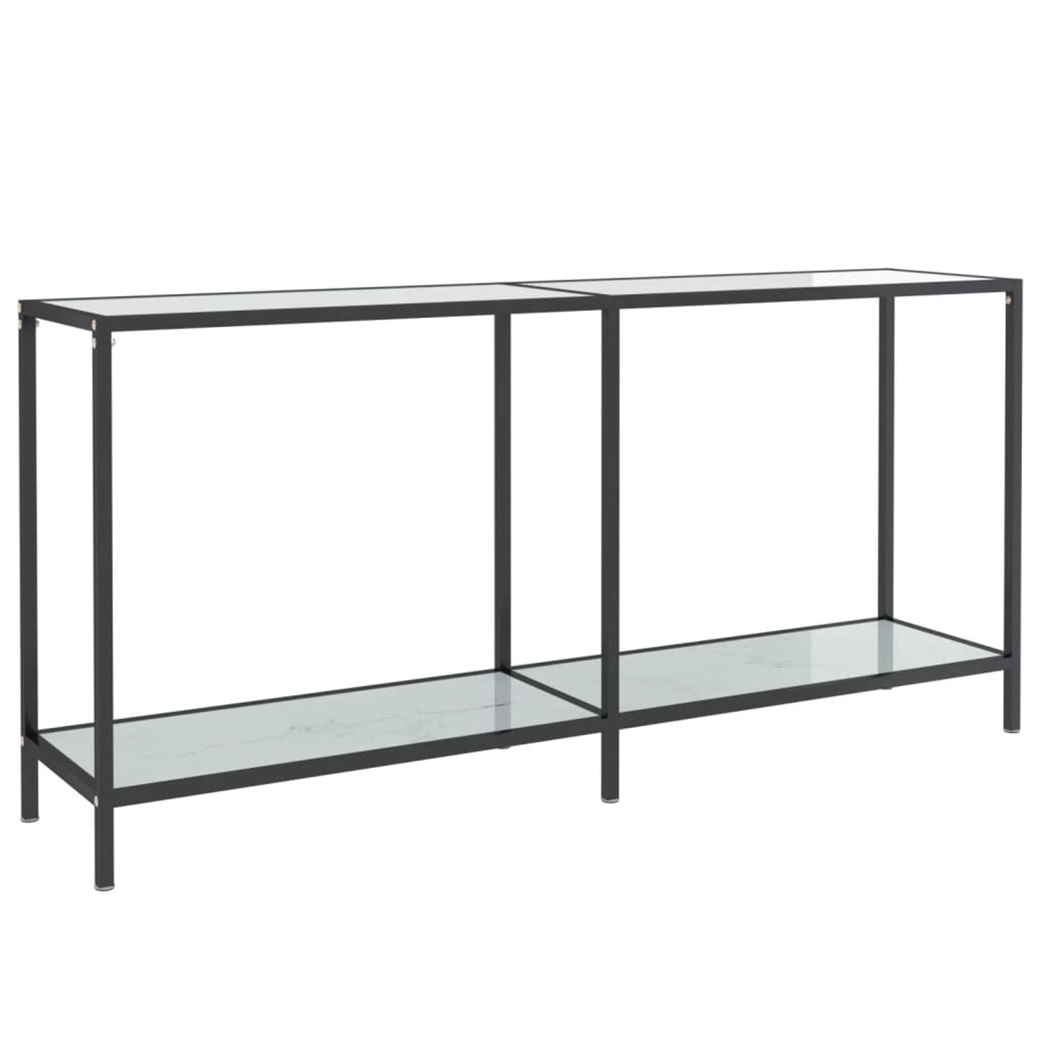 vidaXL Konsolentisch Weiß 160x35x75,5 cm cm Hartglas 331700 günstig online kaufen