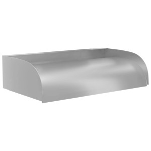 VidaXL Wasserfall aus Edelstahl, 60x34x14 cm, für Gartenbrunnen und Pools.