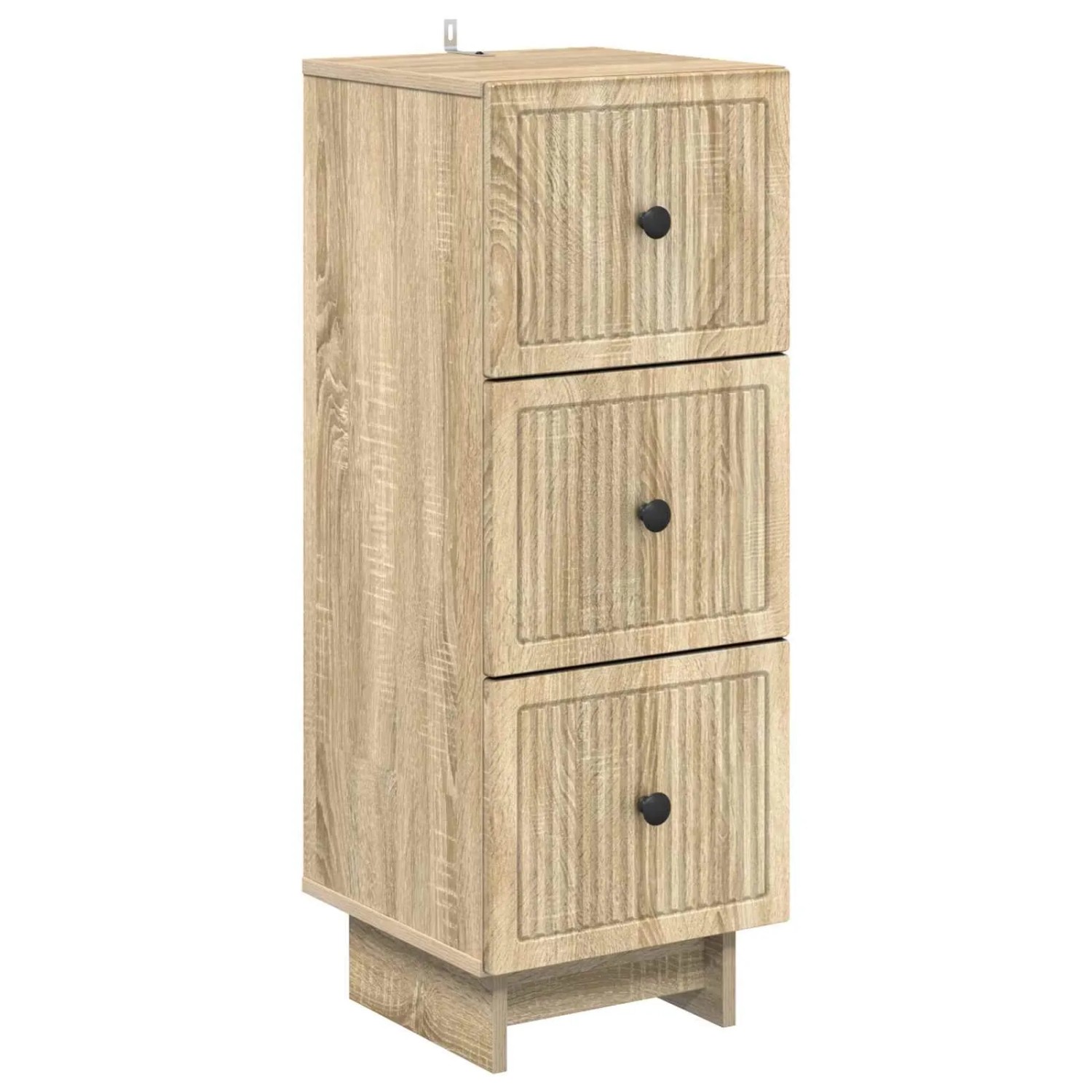 vidaXL Schubladenschrank Sonoma-Eiche 33 x 34,5 x 90 cm Holzwerkstoff 893927