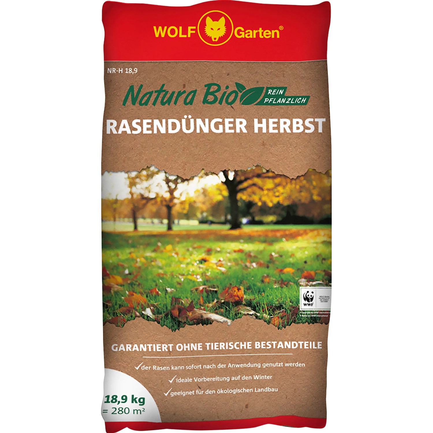 Wolf-Garten Rasendnger Herbst Natura 18,9 kg kaufen bei OBI