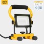 LED's Work Arbeitsleuchte, 20W, 1800lm, 4000K, IP65, gelbes Gehäuse mit Tragegriff.