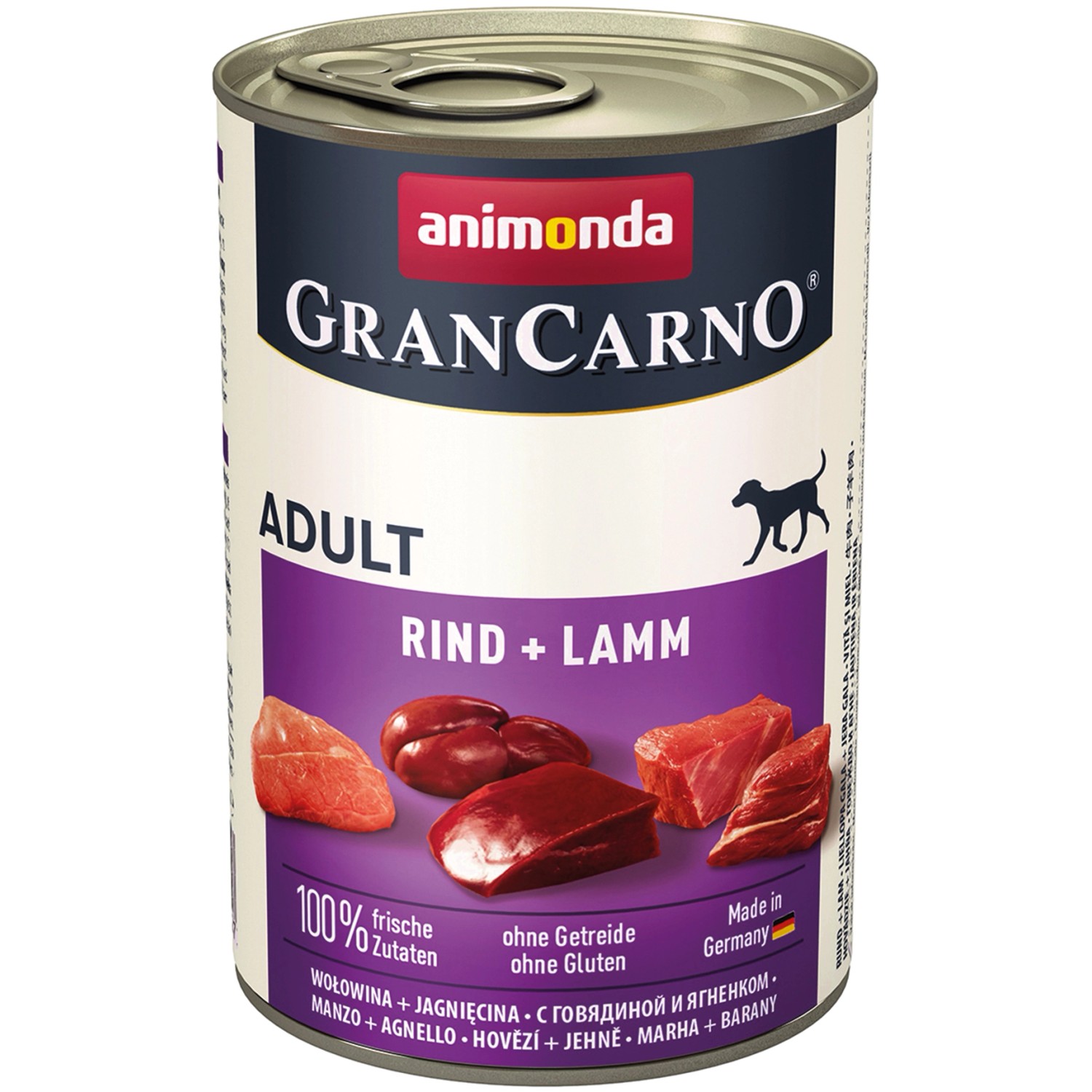 Gran Carno Hunde-Nassfutter Original Adult Rind und Lamm 400 g