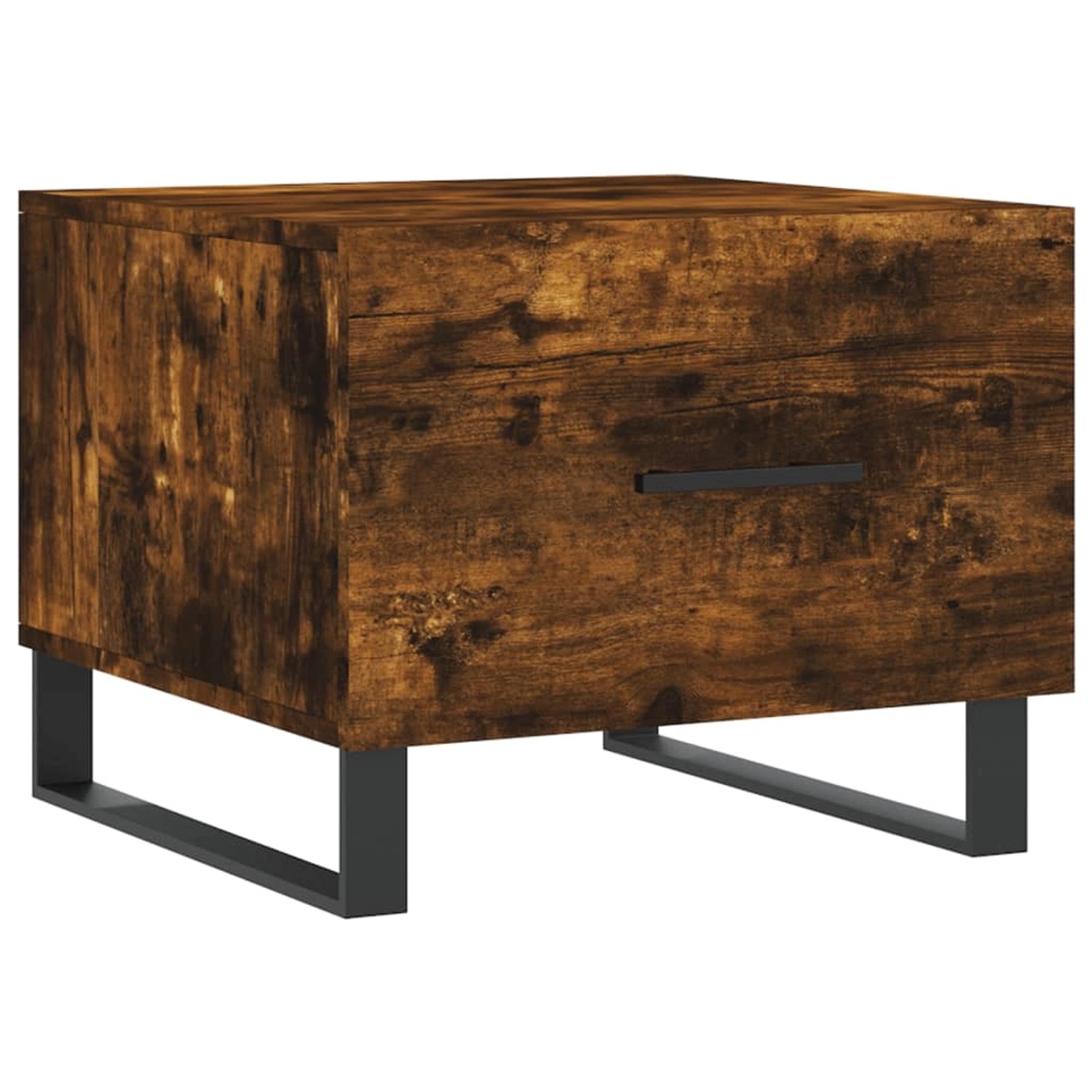 vidaXL Couchtisch Räuchereiche 50x50x40 cm Holzwerkstoff 829454