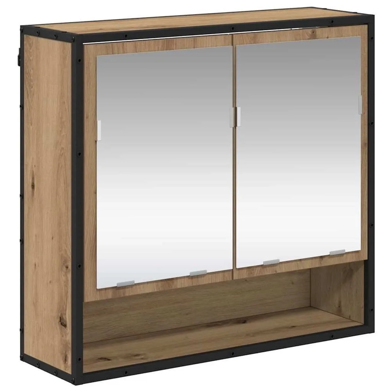 vidaXL Badezimmer-Spiegelschrank mit Tür Artisan-Eiche 65 x 20 x 60 cm 8836 günstig online kaufen