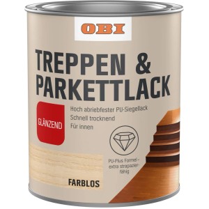 OBI Treppen- und Parkettversiegelung Transparent glänzend 2,5 l