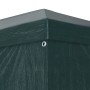 Detailansicht grünes Partyzelt 3x4m von vidaXL, Ecke mit Öse.