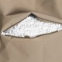 Detailaufnahme: Khaki Sitzsack Big Foot Scuba mit EPS-Perlen Füllung.