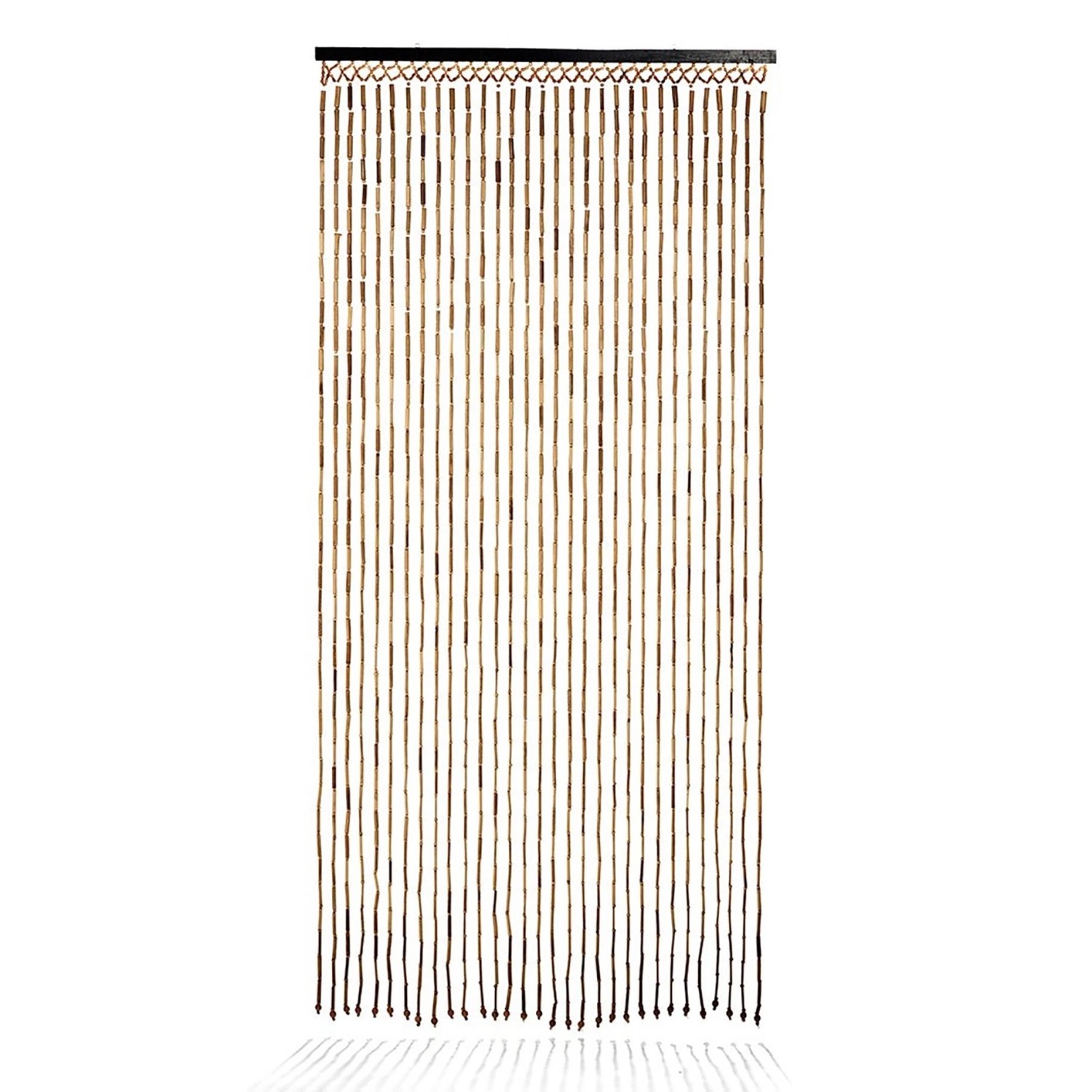 Kobolo Türvorhang Bambusvorhang Insektenschutz BAMBOO 31 Stränge 90x200 cm