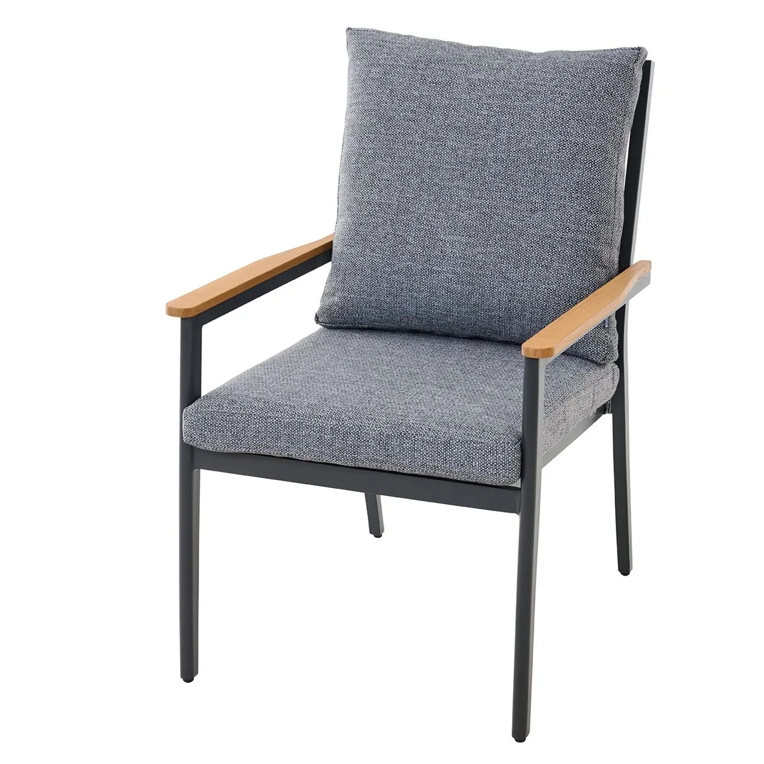 Siena Garden Comfort Plus Sessel Liguria 97 x 65 x 79,5 cm Anthrazitgrau FSC®