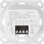 Homematic IP Schaltaktor 2-fach für Markenschalter, weiß, Rückseite mit Anschlüssen für Smart Home Hausautomation.
