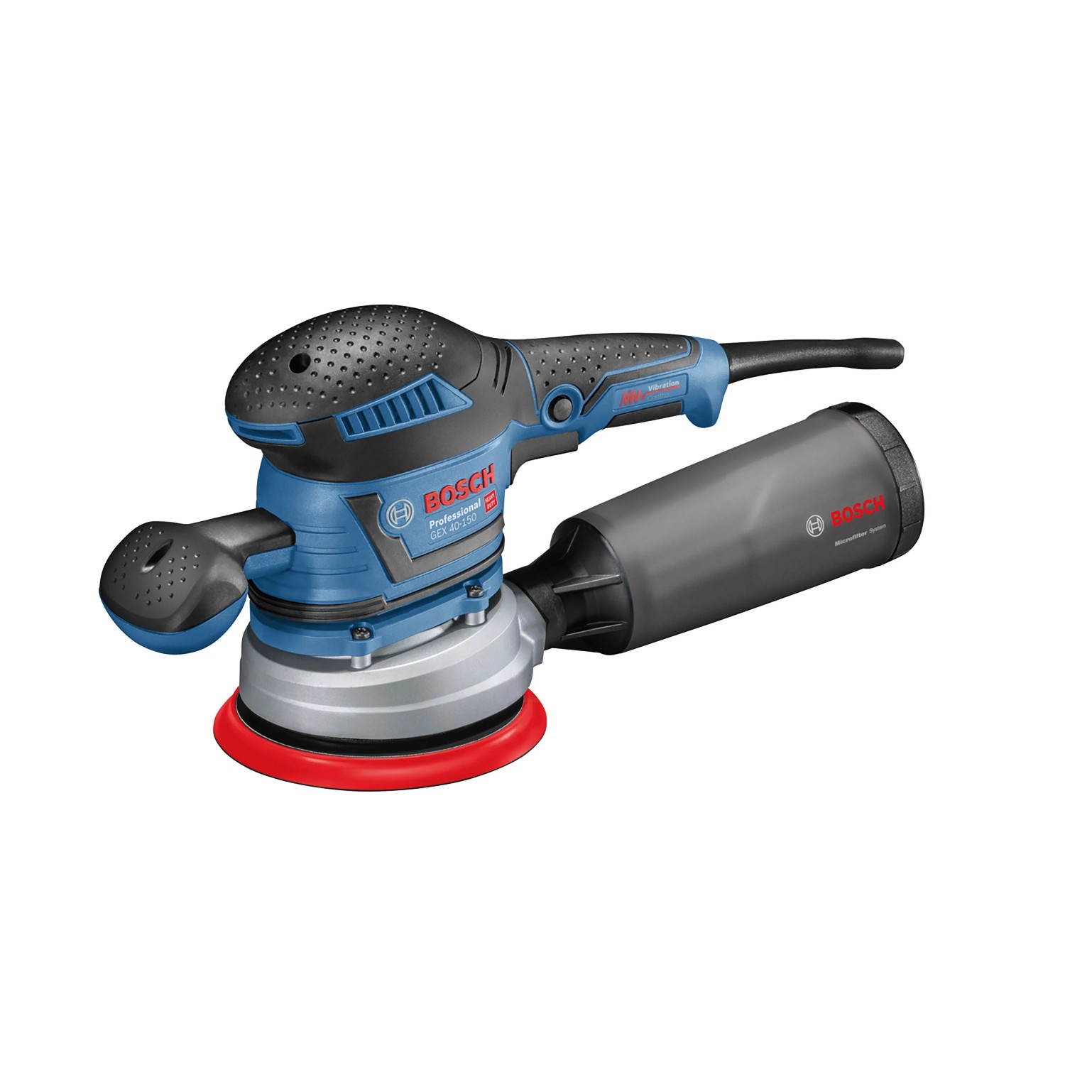 Bosch Professional Exzenterschleifer GEX 40-150 in L-Boxx mit Schleifteller