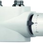 Heimeier Multilux 4er Set für Ein- und Zweirohrsystem, weiße Ausführung mit Thermostatkopf.