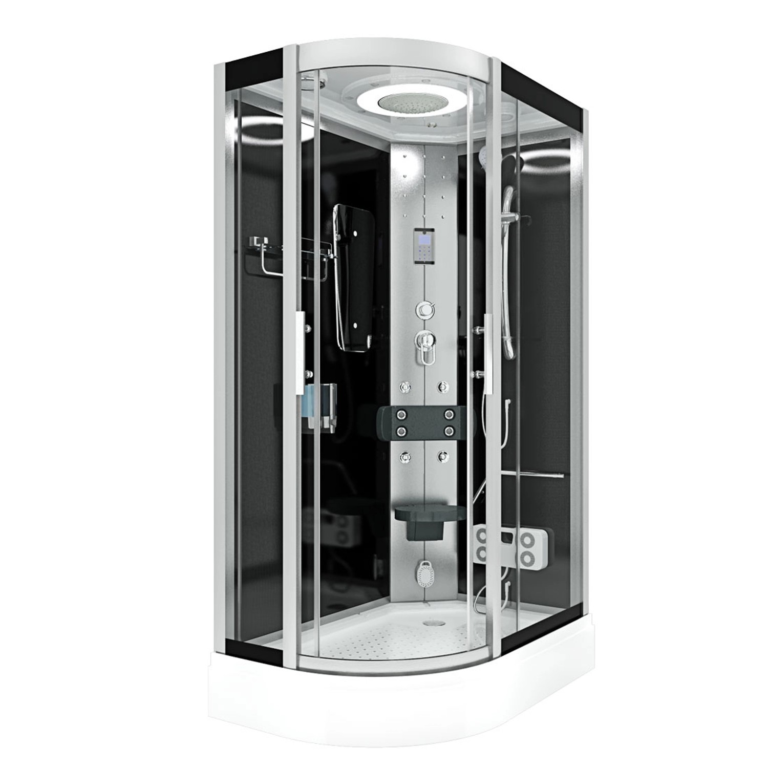 AquaVapore Duschkabine Komplettdusche Fertigdusche Dusche D60-73T0L 120x80 cm