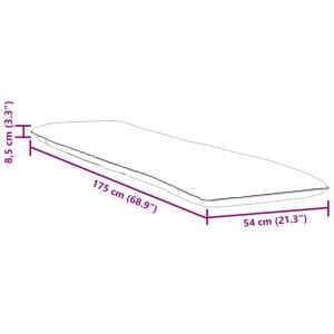 vidaXL Sonnenliege, klappbar, grau, 175x54cm, Oxford-Gewebe. Ideal für Garten & Strand.