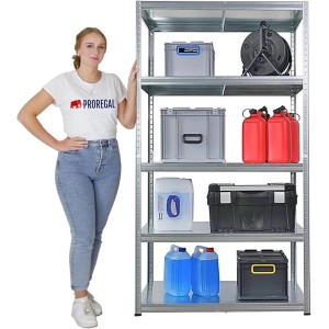 PROREGAL Mega Deal 3x Schwerlastregal Steel Eagle HxBxT 180x100x60cm Fachlast 130kg Verzinkt