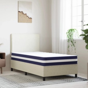 vidaXL Matratze Taschenfederkern Mittelfest 90x200 cm 372849