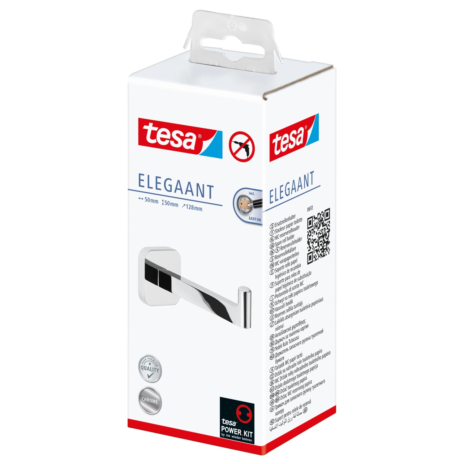 Tesa Ersatzrollenhalter Elegaant Chrom