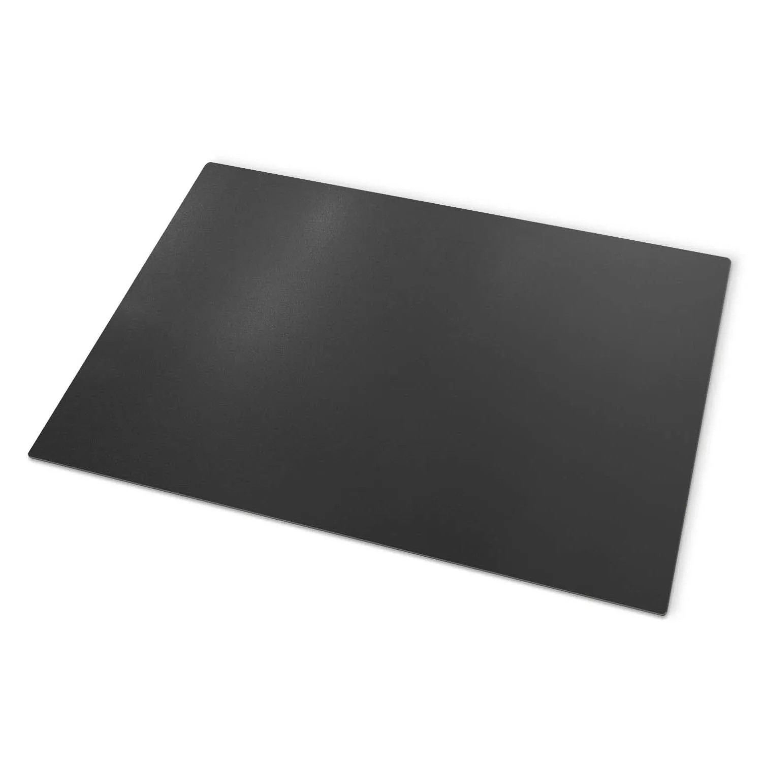 Tulup Bodenplatte Kaminofen Stahl 100 cm x 70 cm Ofenunterlage Metall Kaminplatte Schwarz Matt Funkenschutzbodenplatte