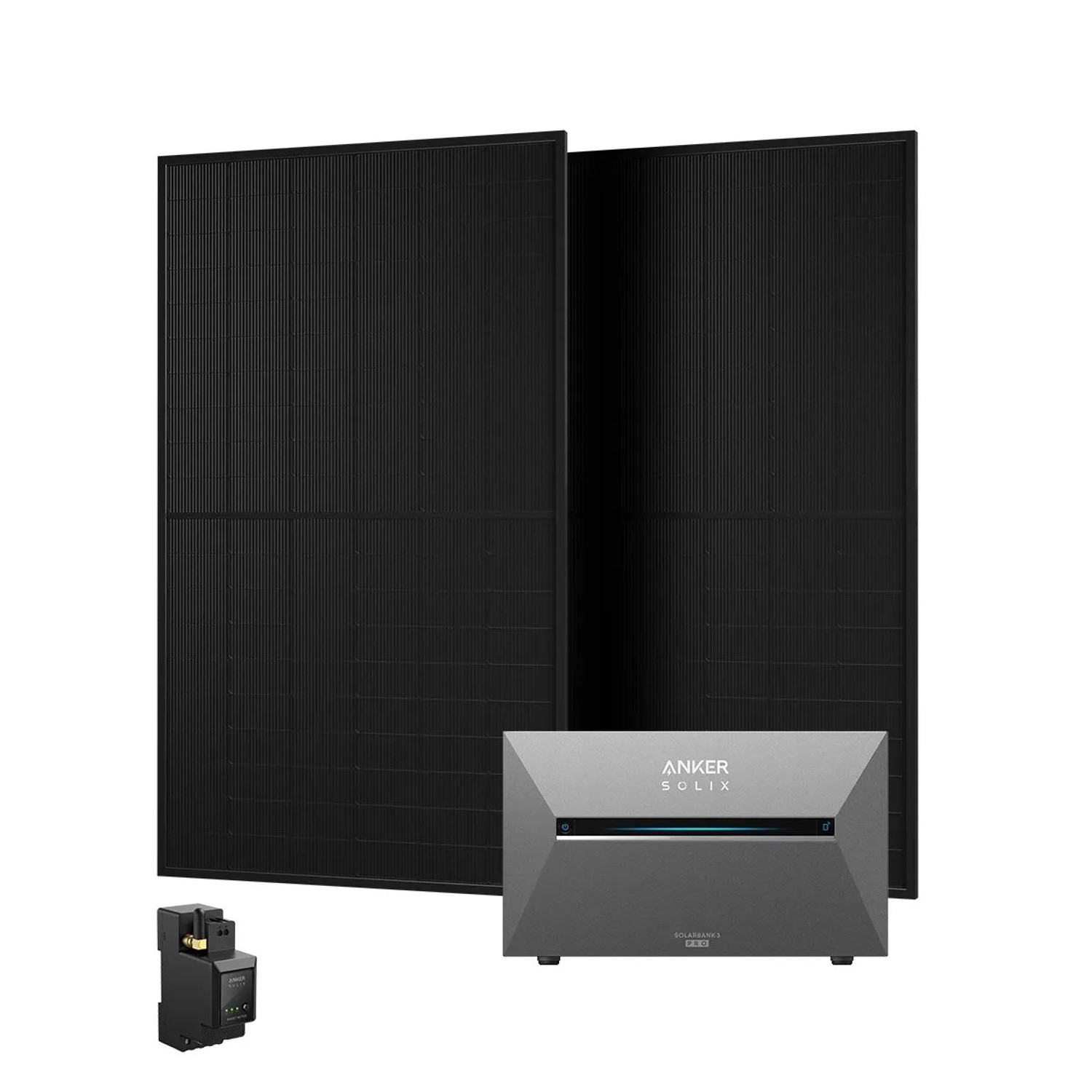Anker Solix Balkonkraftwerk 1.000 Wp Mit Solarbank 3 E2700 Pro Mit Smart Meter