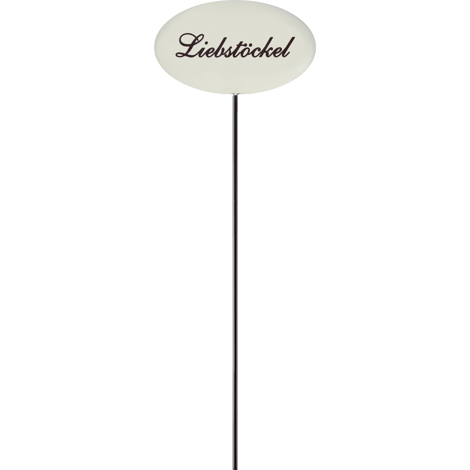 Kräuterstecker Emailleweiß 30 cm Liebstöckel