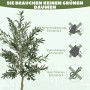Realistischer HOMCOM künstlicher Olivenbaum 180 cm mit grünen Blättern und Oliven; pflegeleicht, kein Gießen, Düngen, Trimmen.
