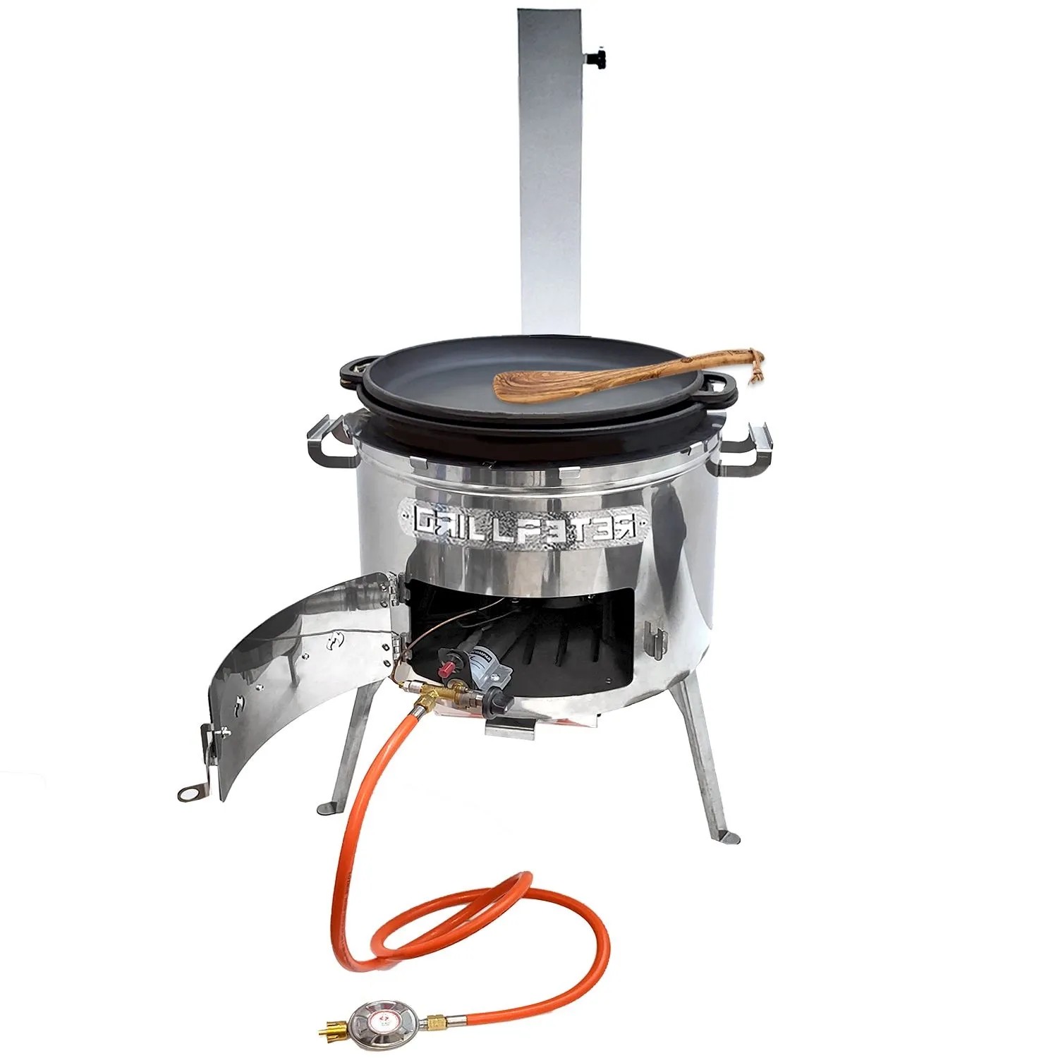 Grillpeter Utschak Set MultiFlame mit18l Kazan und Pfanne-Deckel aus Gussei günstig online kaufen