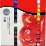 Daler-Rowney Ölfarben-Set mit 24 Farbtuben à 12ml im Karton, ideal für Einsteiger.