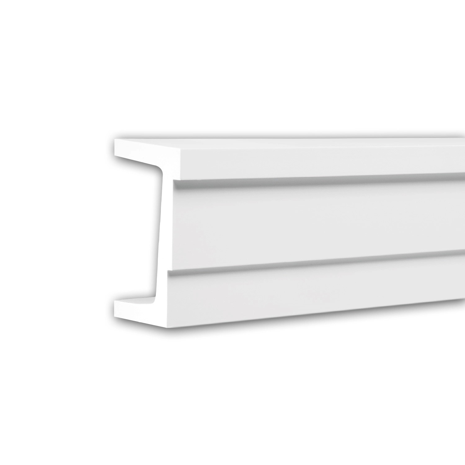 PROFHOME 126001 Architrav Stuckleiste Zierleiste Türumrandung Stuckdekor 2 m 200 cm x 8,3 cm x 13,1 cm Weiß