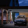 Paulmann SimpLED Outdoor Strip Set unter Carport mit Auto, 3m, Tageslichtweiß.
