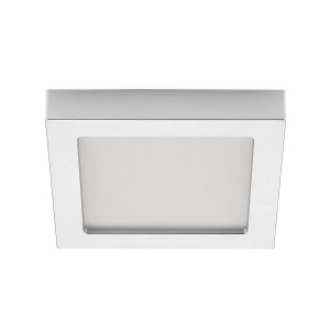 PRIOS LED Deckenleuchte Alette 9917063 Modern in Alu aus Aluminium 1-flammig Badezimmerleuchte