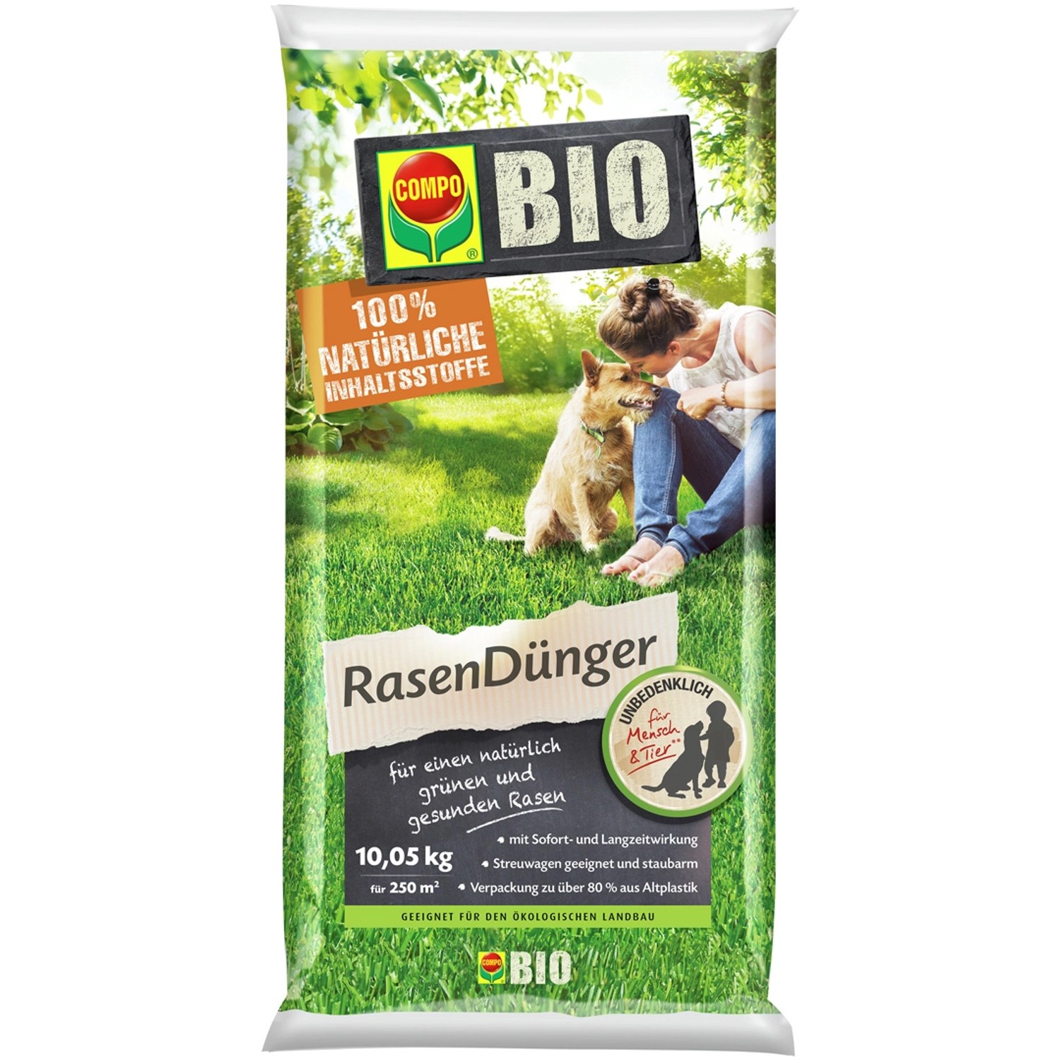 Compo BIO Rasendünger 10,05 kg